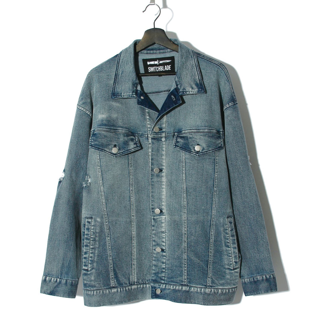 SWITCHBLADE(スイッチブレード)DAMAGE DENIM JK / INDIGO – ANRE-R SALON