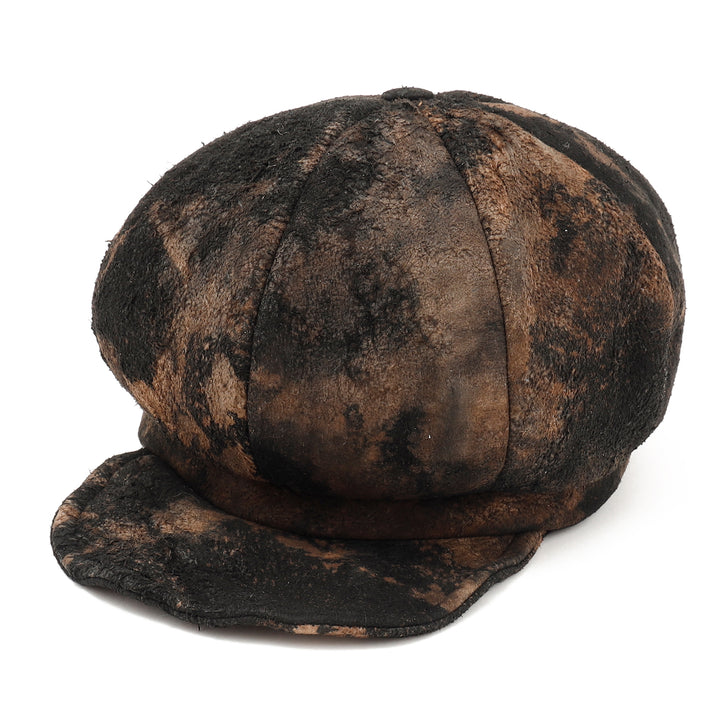 triangles hat/ブリーチレザーキャスケット triangles hat(トライアングルズハット)Bleach Goat Leather Casquette