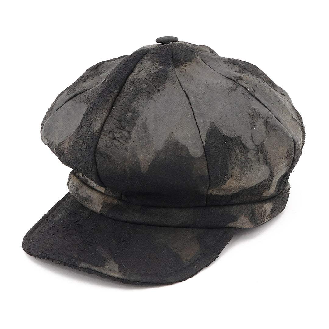 triangles hat(トライアングルズハット)Crush Cow Leather Casquette