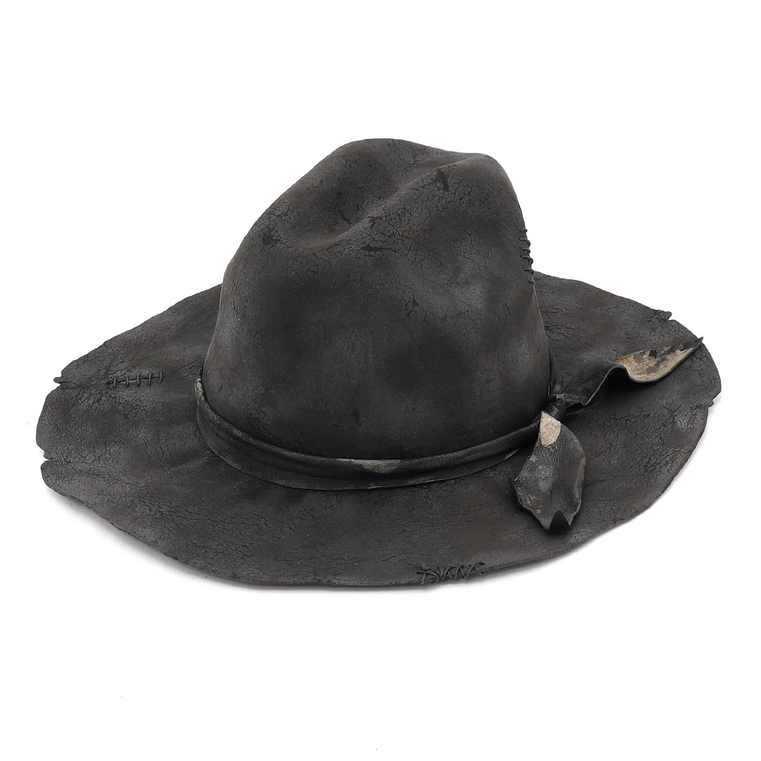 トライアングルズハット triangles hat キャスケット ダメージ加工 triangles hat(トライアングルズハット)Rabbit Charcoal Burned Hat