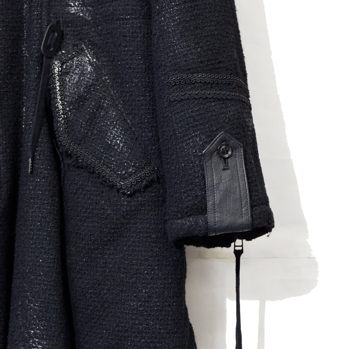 Roen COATING MODS COAT / BLACK – ANRE-R SALON