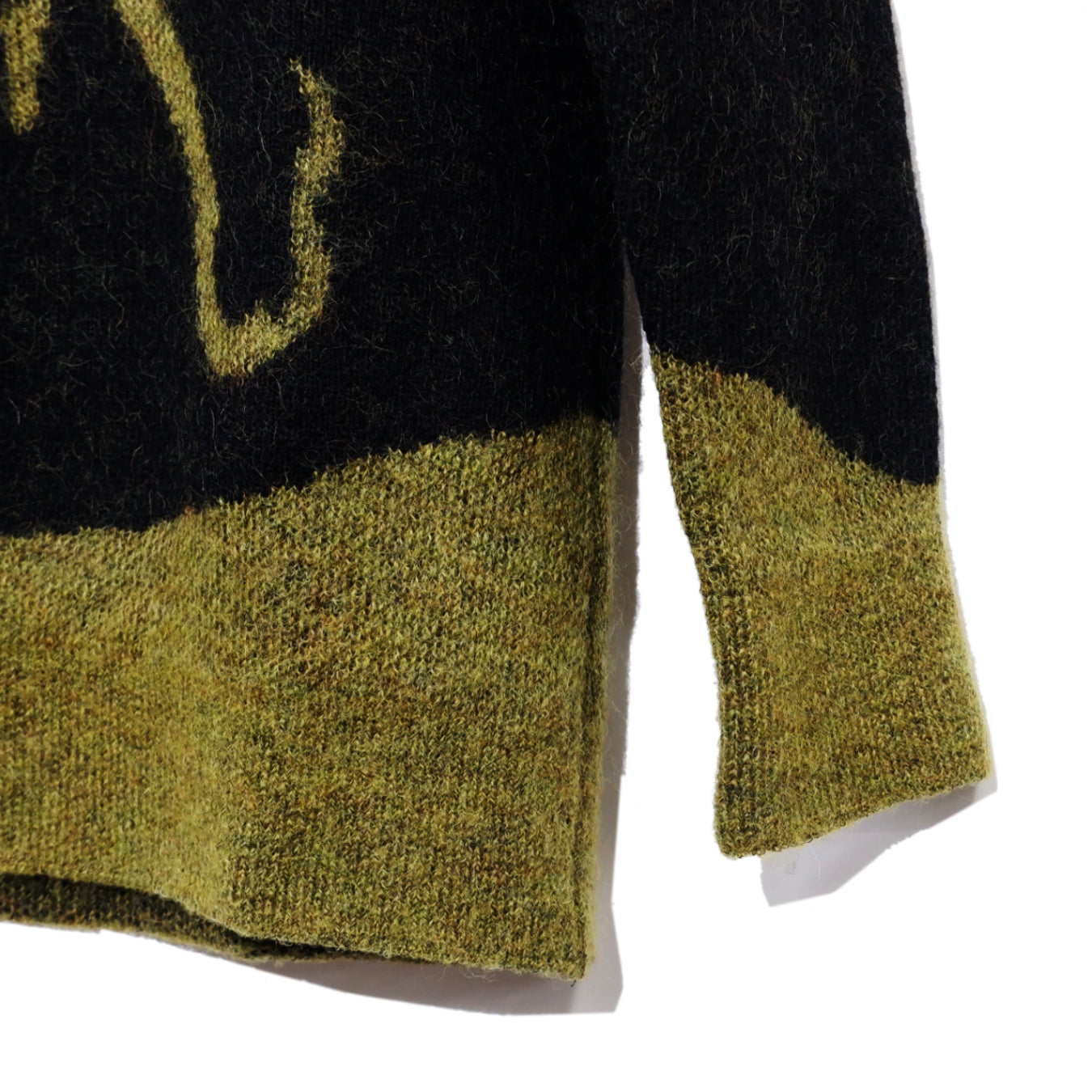 CASHMERE MOHAIR KNIT / GREEN