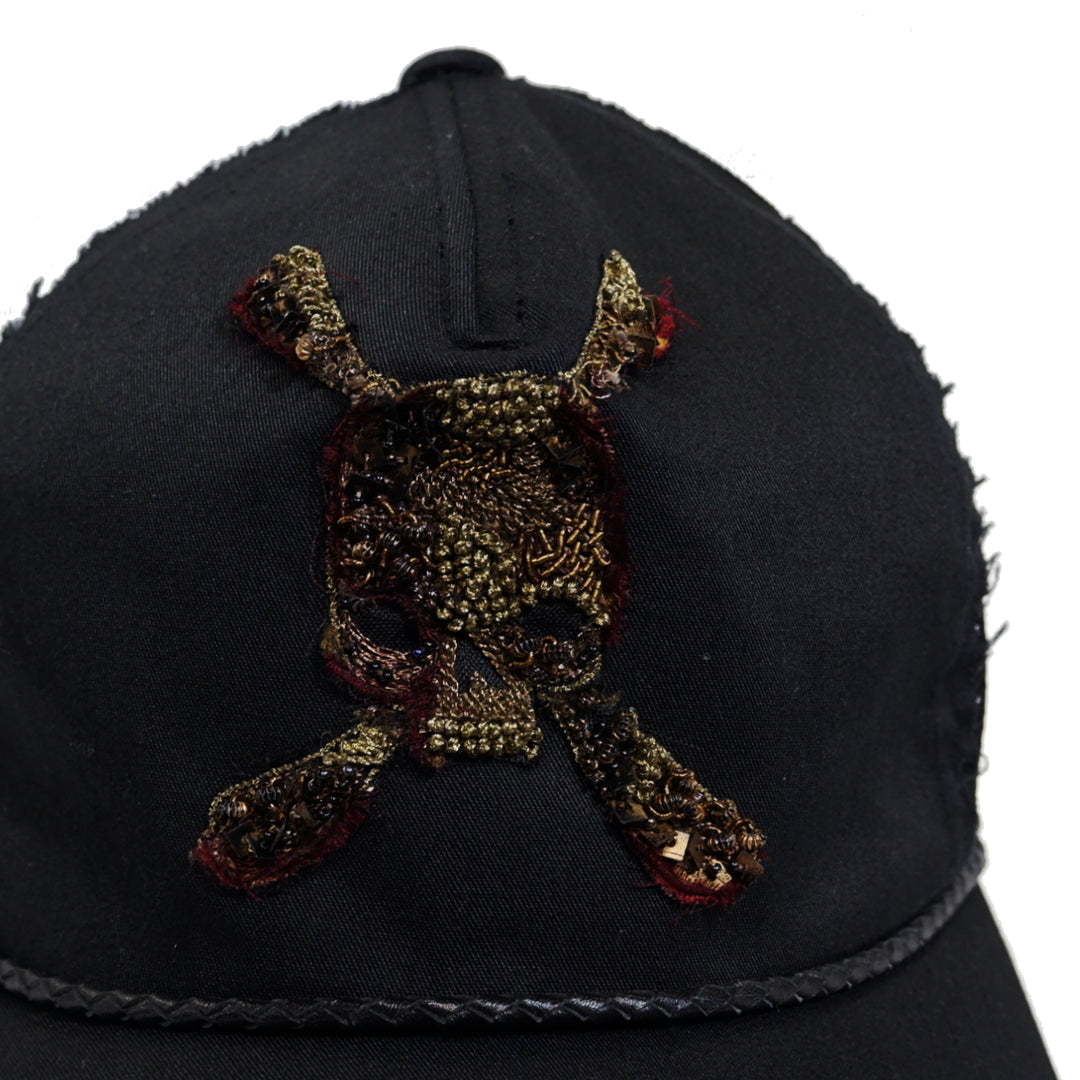 SKULL PATCH B/B CAP / BLACK