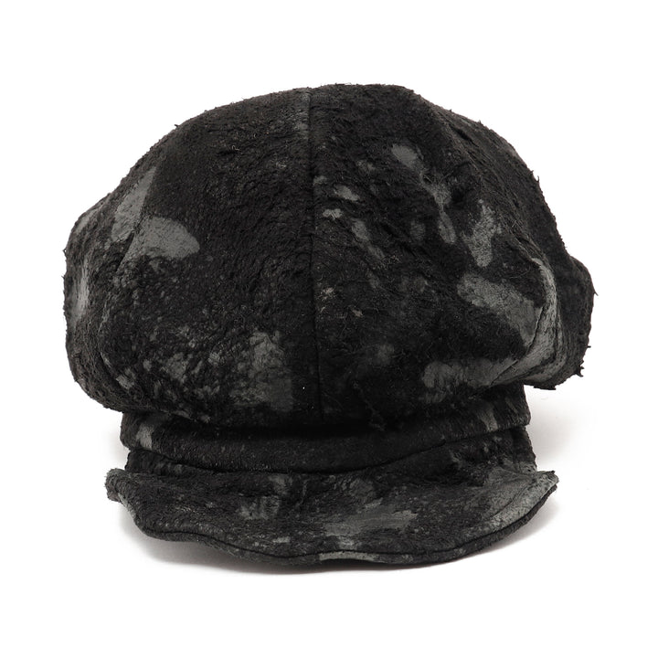 triangles hat(トライアングルズハット)Crush Black Sheepskin Leather