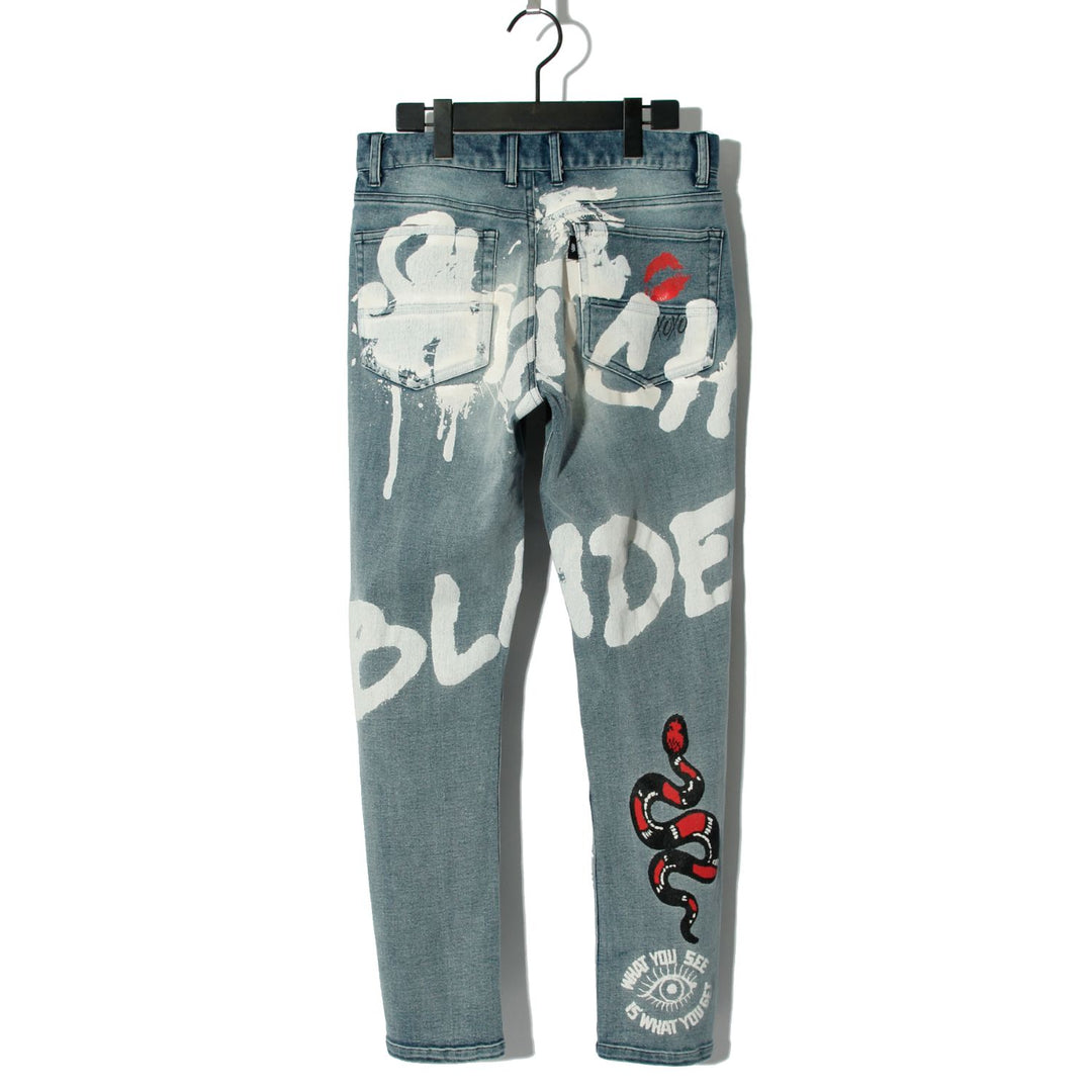 最終値引　SWITCH BLADE GRAPHIC PRINT DENIM SWITCHBLADE(スイッチブレード)GRAPHIC PRINT DENIM JK / INDIGO