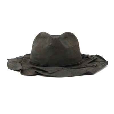 Rabbit Charcoal Burned Line Hat / CHACOAL