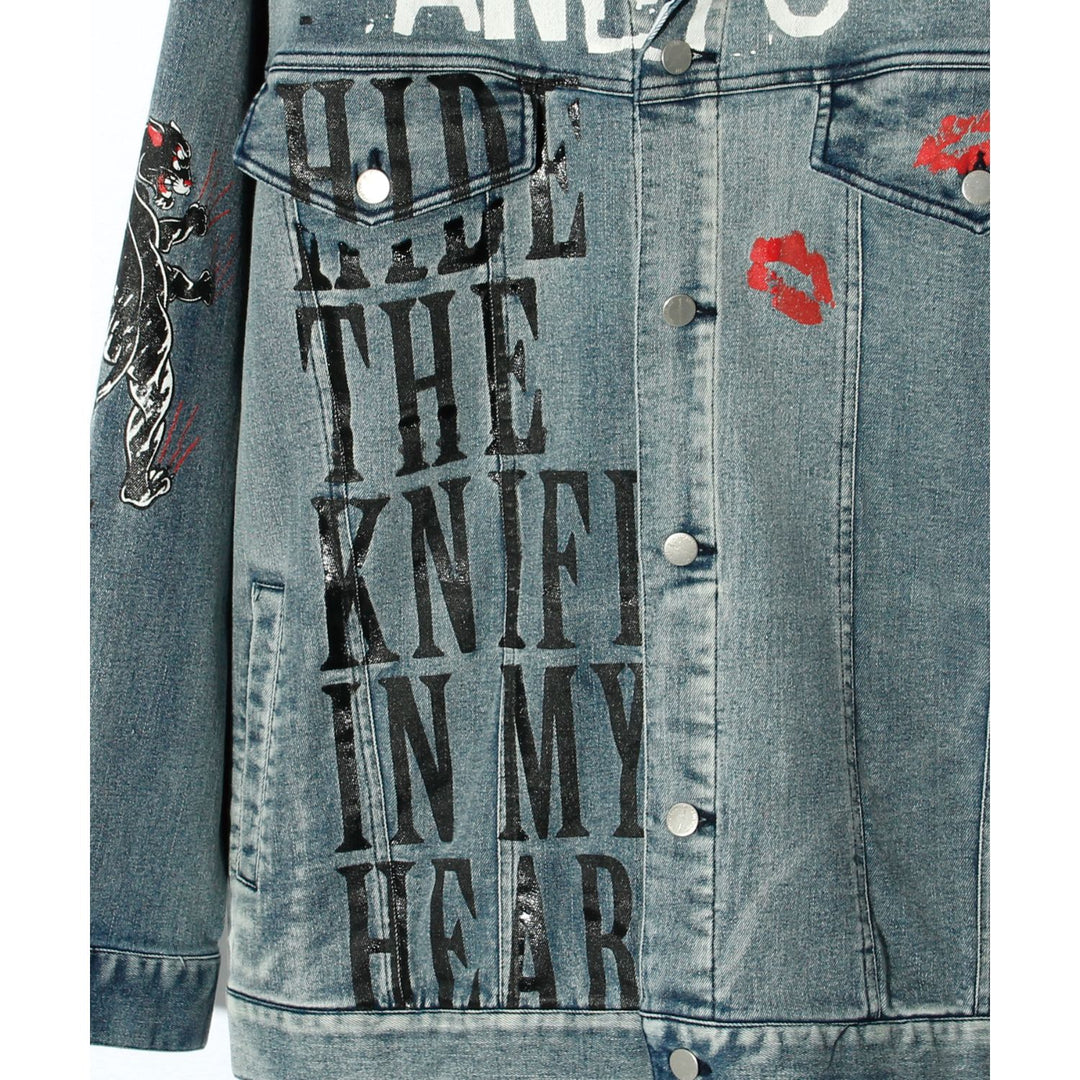 最終値引　SWITCH BLADE GRAPHIC PRINT DENIM SWITCHBLADE(スイッチブレード)GRAPHIC PRINT DENIM JK / INDIGO