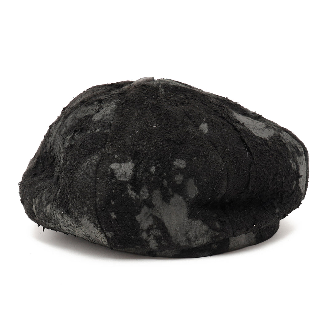 triangles hat(トライアングルズハット)Crush Black Sheepskin Leather