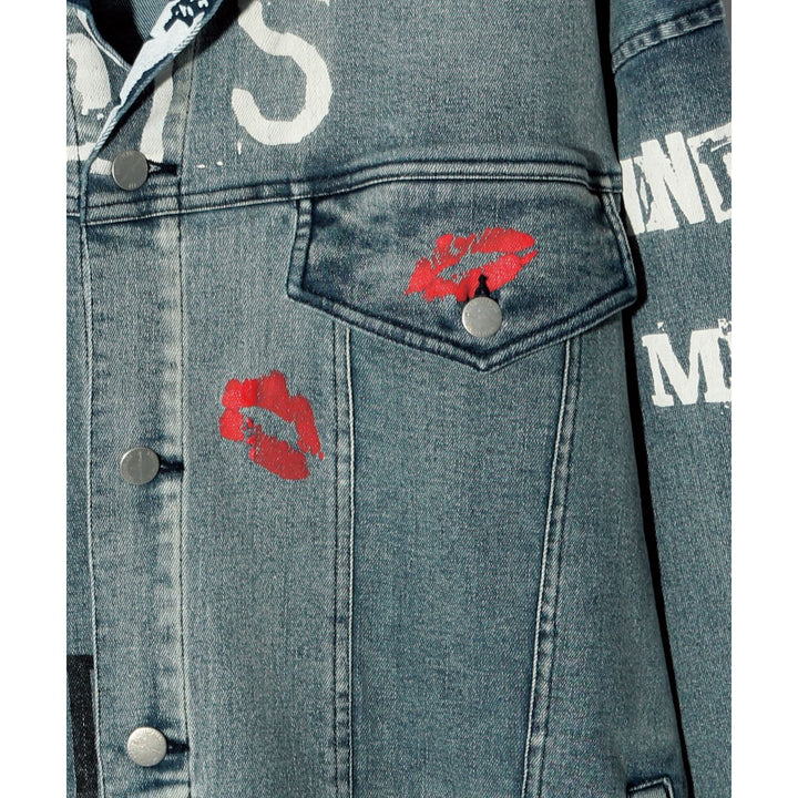 最終値引　SWITCH BLADE GRAPHIC PRINT DENIM SWITCHBLADE(スイッチブレード)GRAPHIC PRINT DENIM PT / INDIGO