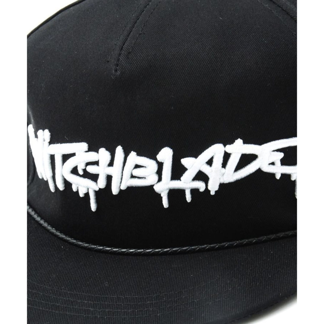 SWITCHBLADE ロゴ キャップ ブラック SWITCHBLADE(スイッチブレード)SB SPRAY LOGO CAP / BLACK×WHITE