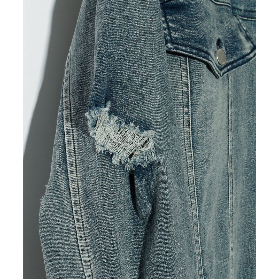 最終値引　hyde着用　SWITCH BLADE デニムジャケット HYDE着 SWITCHBLADEグラフィックプリントDENIM JKTの通販 by