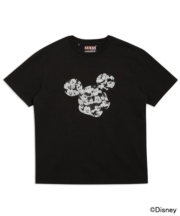GUESS / Mickey & Friends CAPSULE COLLECTION / S/S Tee / BLACK