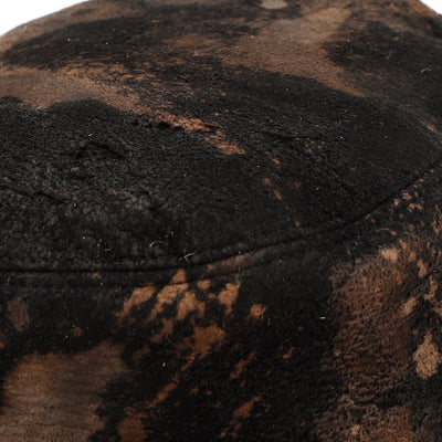 Bleach Goat Leather Bucket Hat / BLACK