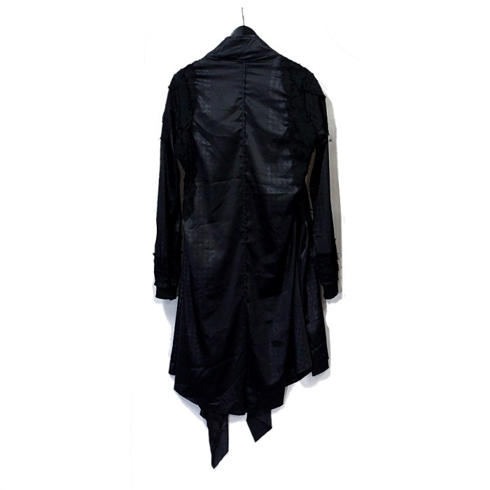 Shohei Takamiya Check Long Double Coat / BLACK – ANRE-R SALON