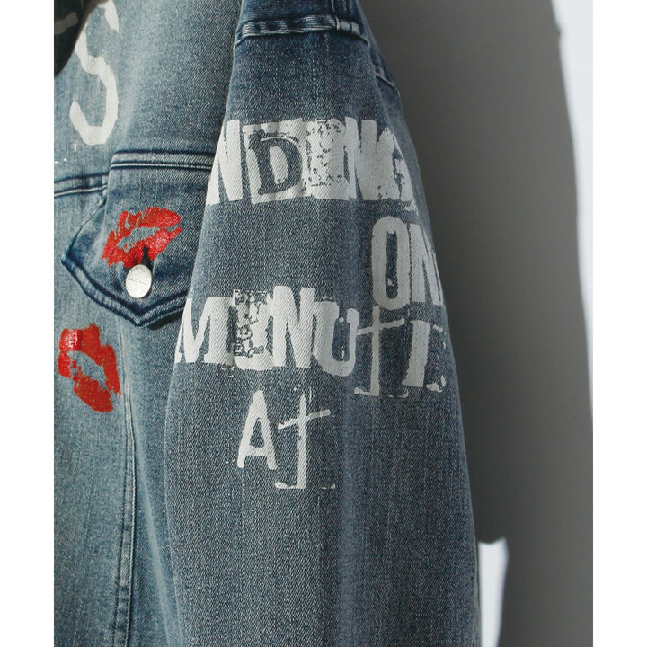 最終値引　SWITCH BLADE GRAPHIC PRINT DENIM SWITCHBLADE(スイッチブレード)GRAPHIC PRINT DENIM JK / INDIGO