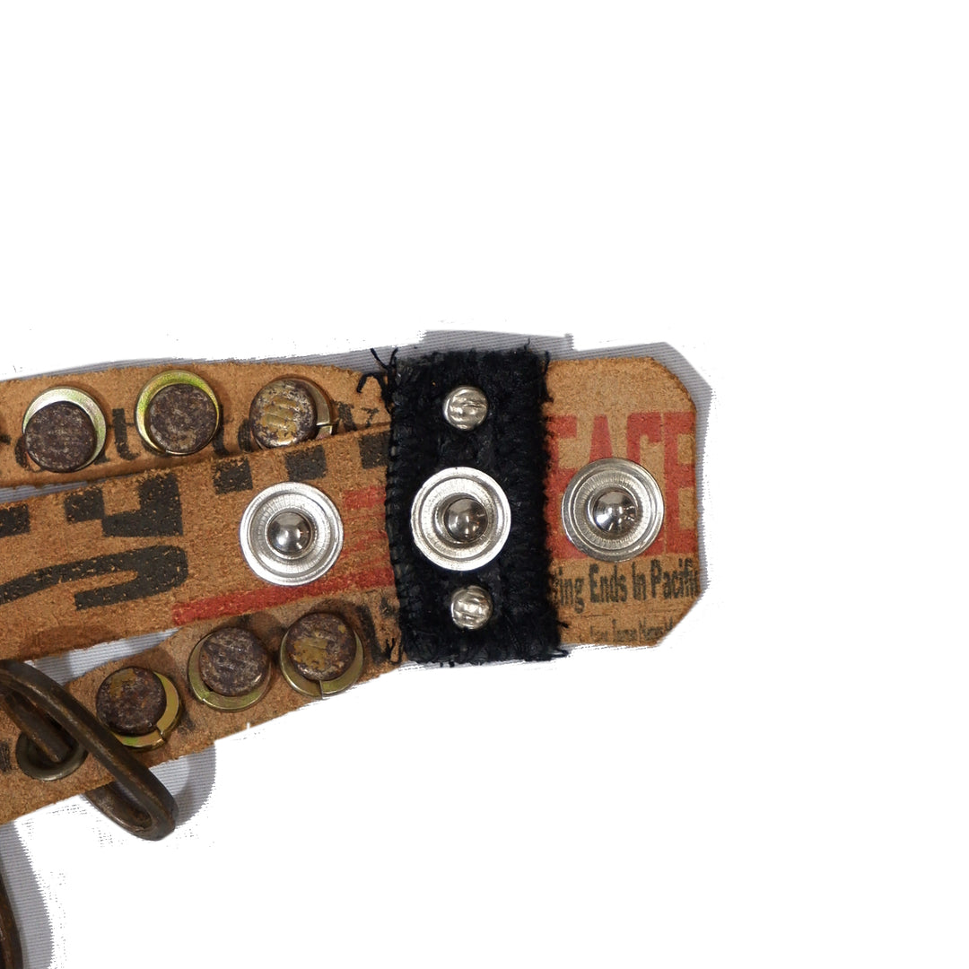 アクセサリー Shohei Takamiya croco leather bracelet Shohei Takamiya Leather Studs Bracelet / BROWN – ANRE-R SALON