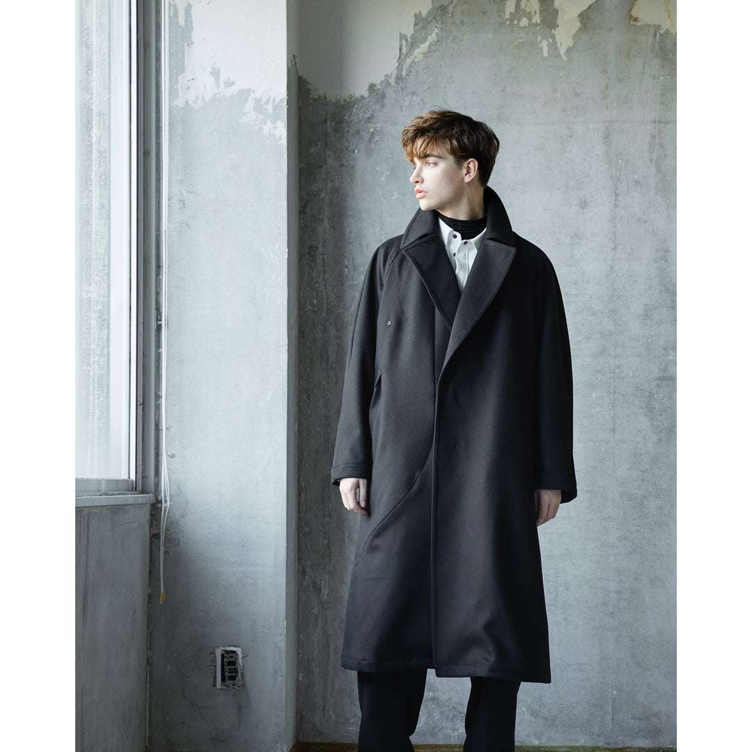 PRODUCT LAB. ラグランスリーブ ポロコート / BLACK – ANRE-R SALON